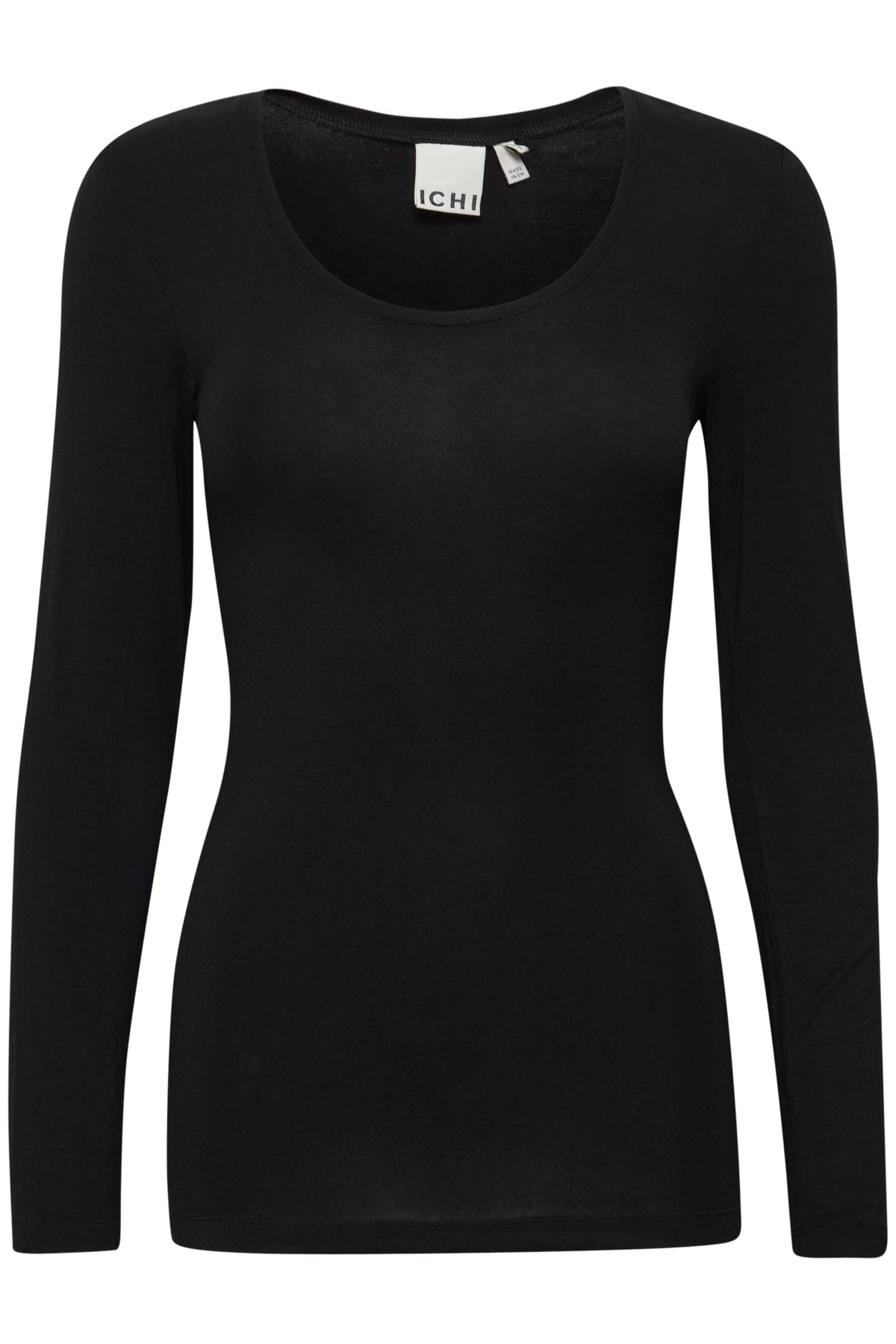 ICHI IHZOLA PLAIN T-Shirt-Black