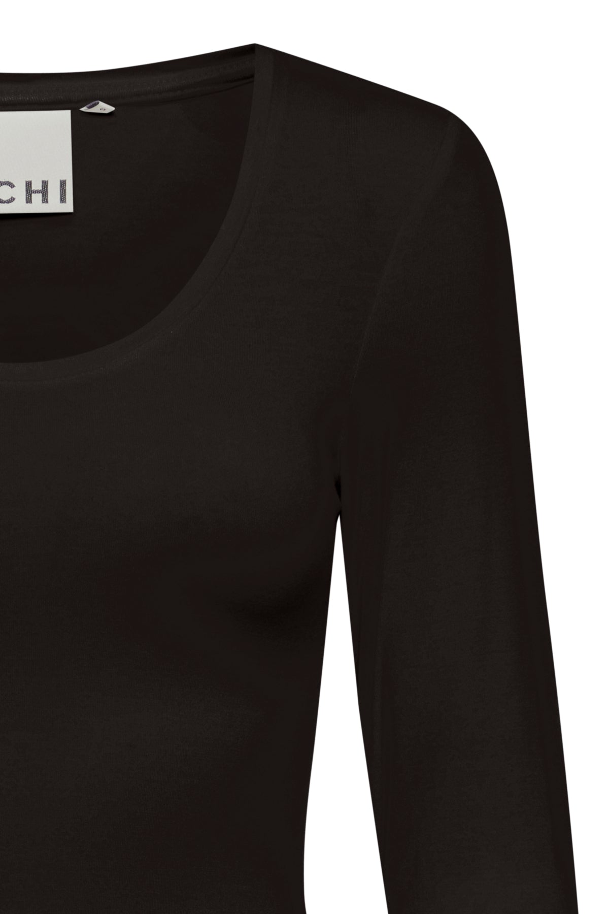 ICHI IHZOLA PLAIN T-Shirt-Black