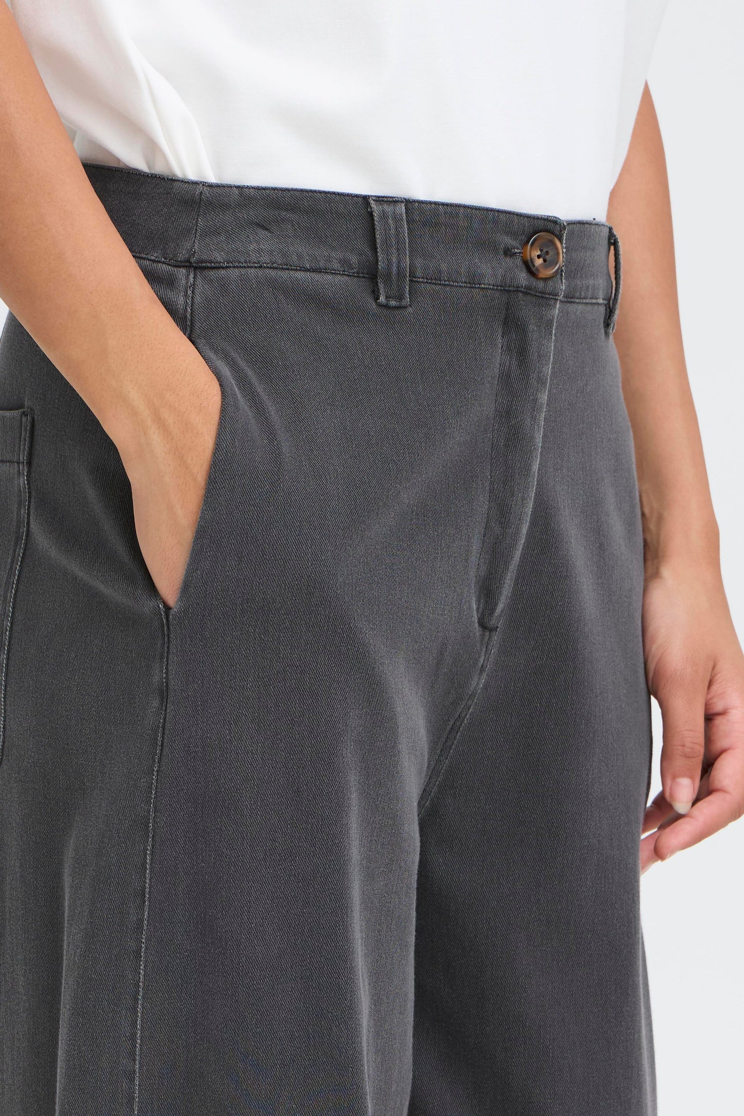 ICHI IHKATE Denim PA2 Black