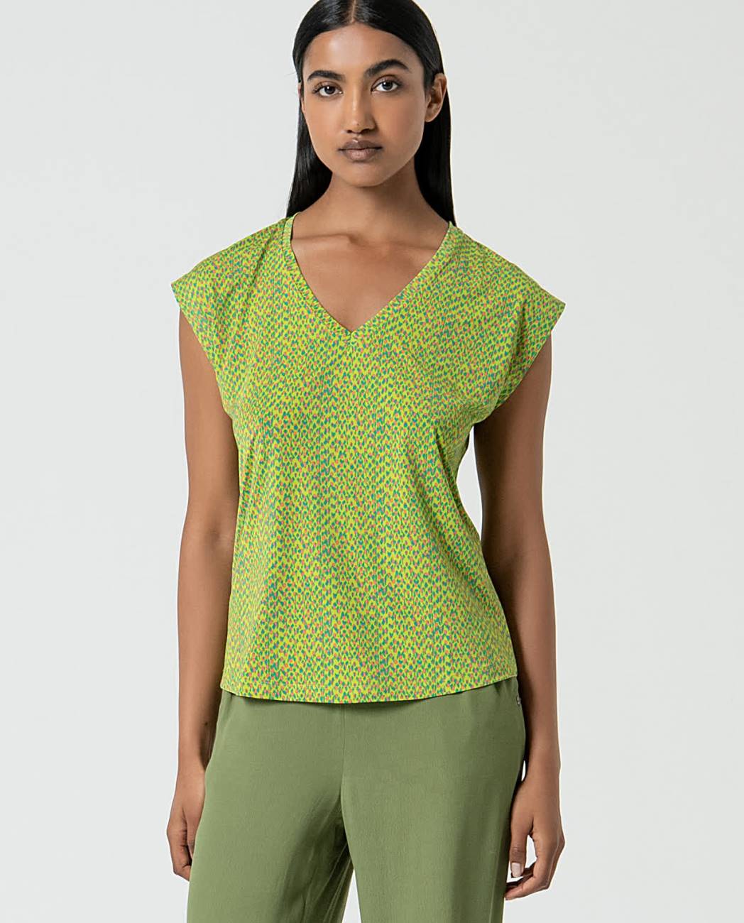 Surkana ORLY V neck top