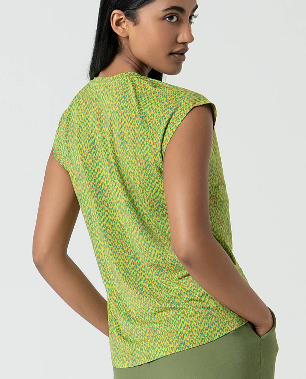 Surkana ORLY V neck top