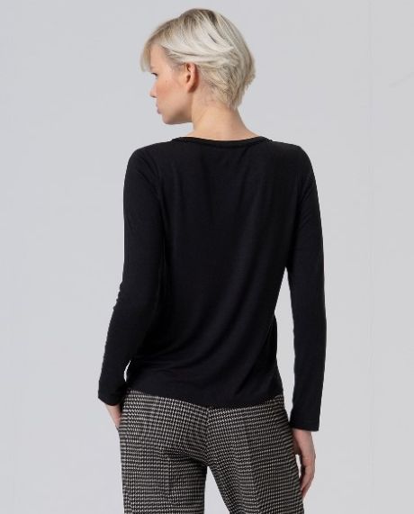 Surkana Round Neck T Shirt Black