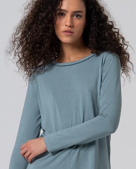 Surkana Round Neck T Shirt Sky Blue
