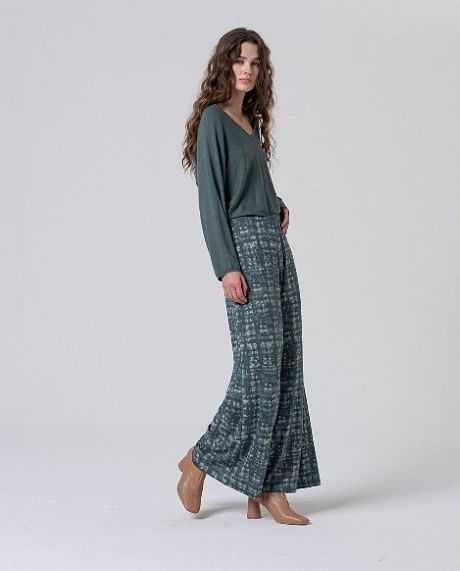 Surkana Wide Pants Steel Blue