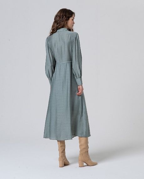 Surkana Shirt Dress with Front Detailing