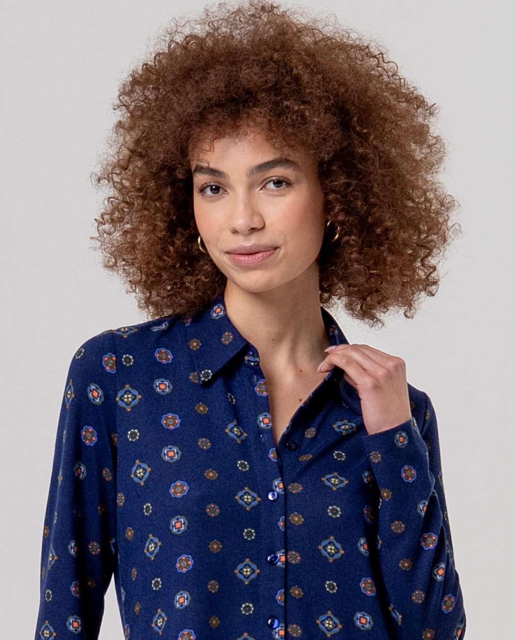 Surkana Soft Shirt - Blue Mix.