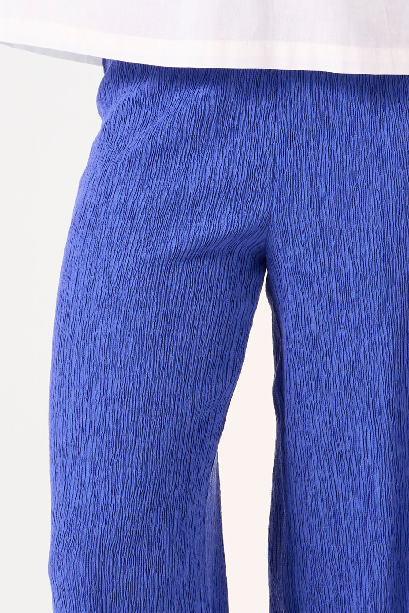 Garcia Ladies elasticated wide leg trousers Blue