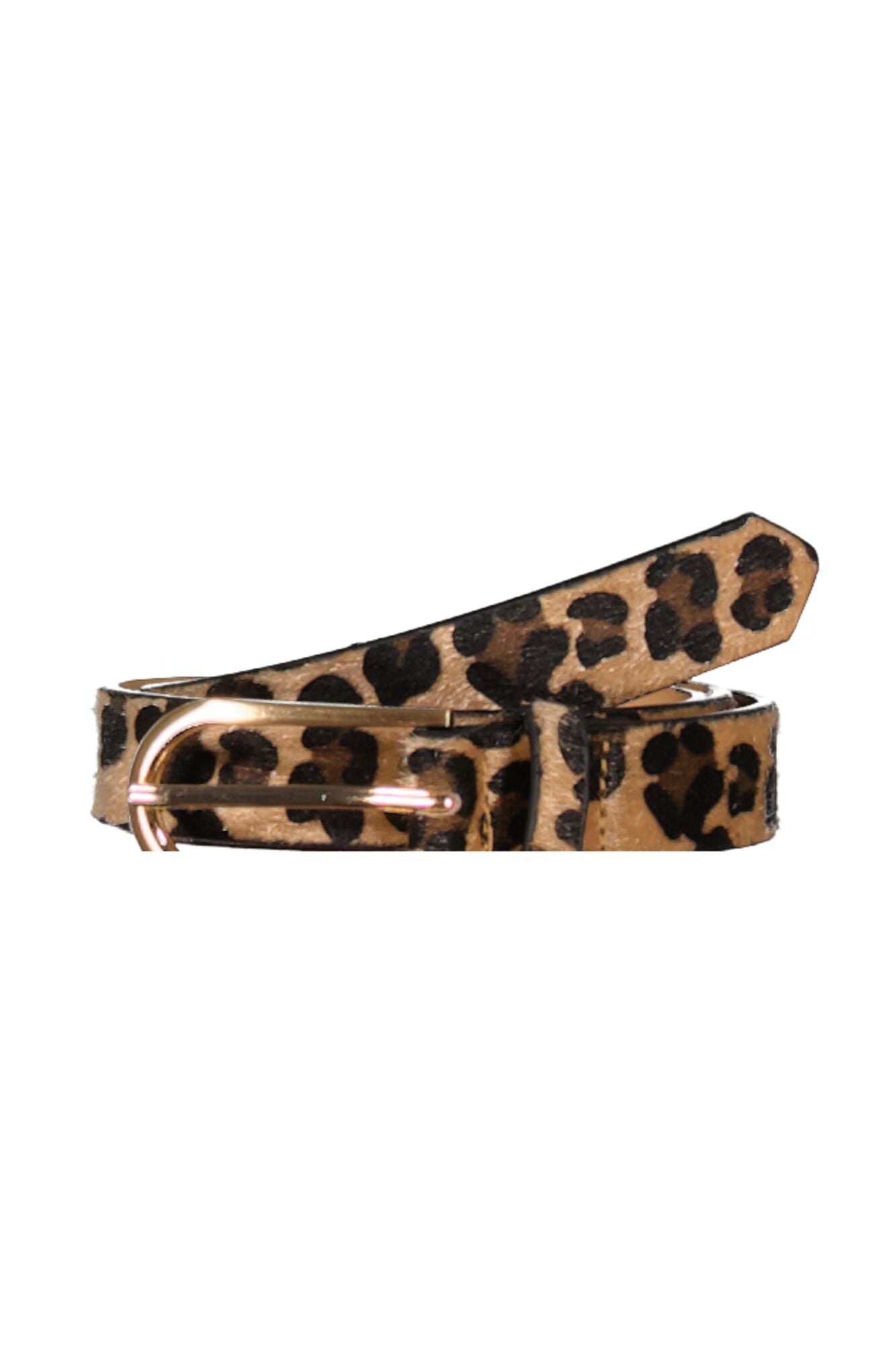 Garcia Leopard Print Leather Belt