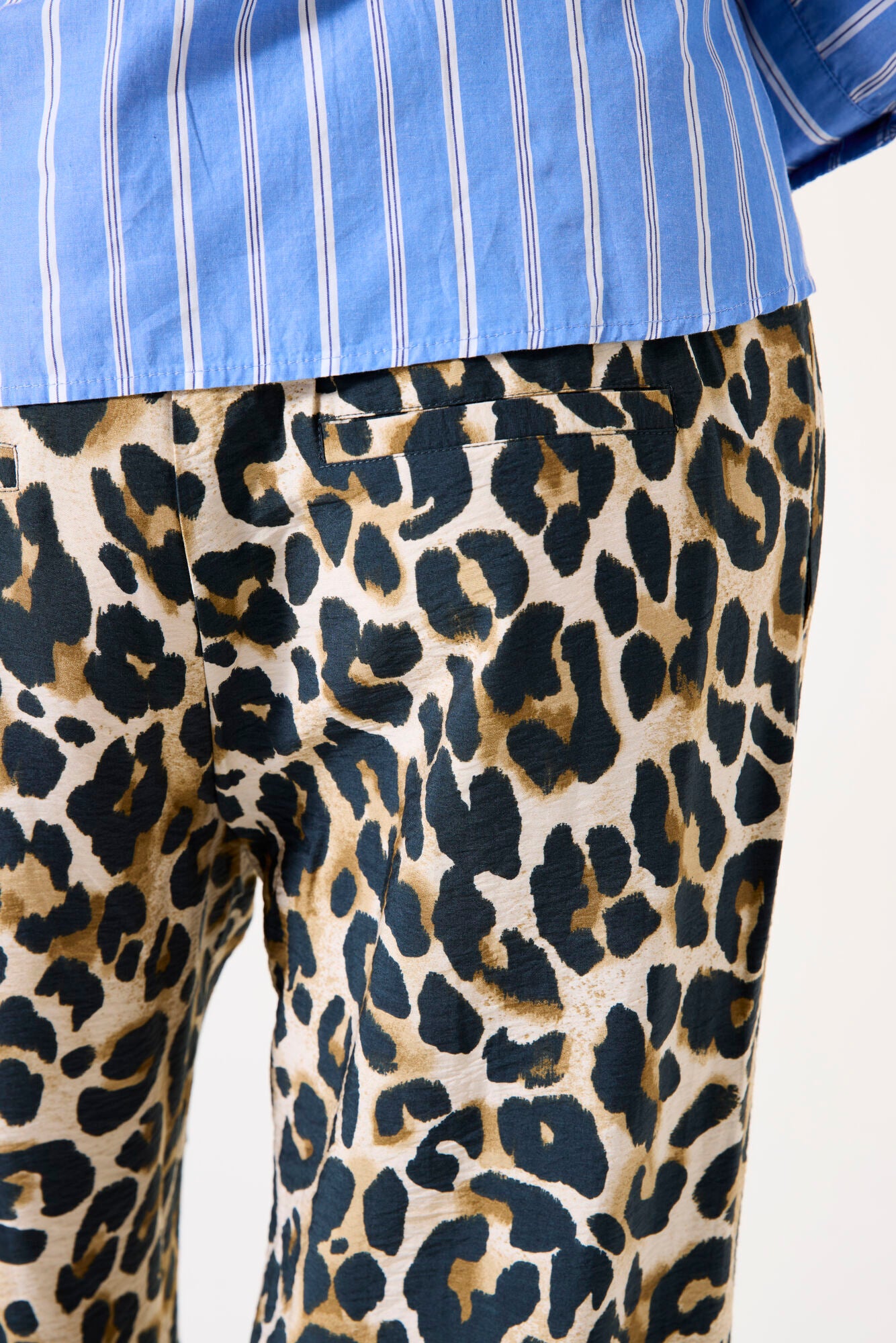 Garcia Leopard Trousers - Elasticated Waist