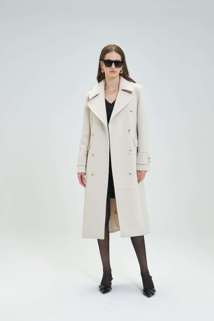 Goa Goa Tailored Cream Coat