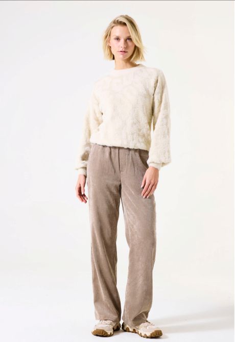 Garcia Ladies Cordurory Trousers Taupe