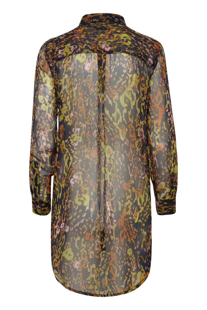 ICHI IHCHIFFY L/S Shirt-Total Eclipse