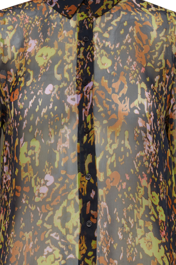 ICHI IHCHIFFY L/S Shirt-Total Eclipse