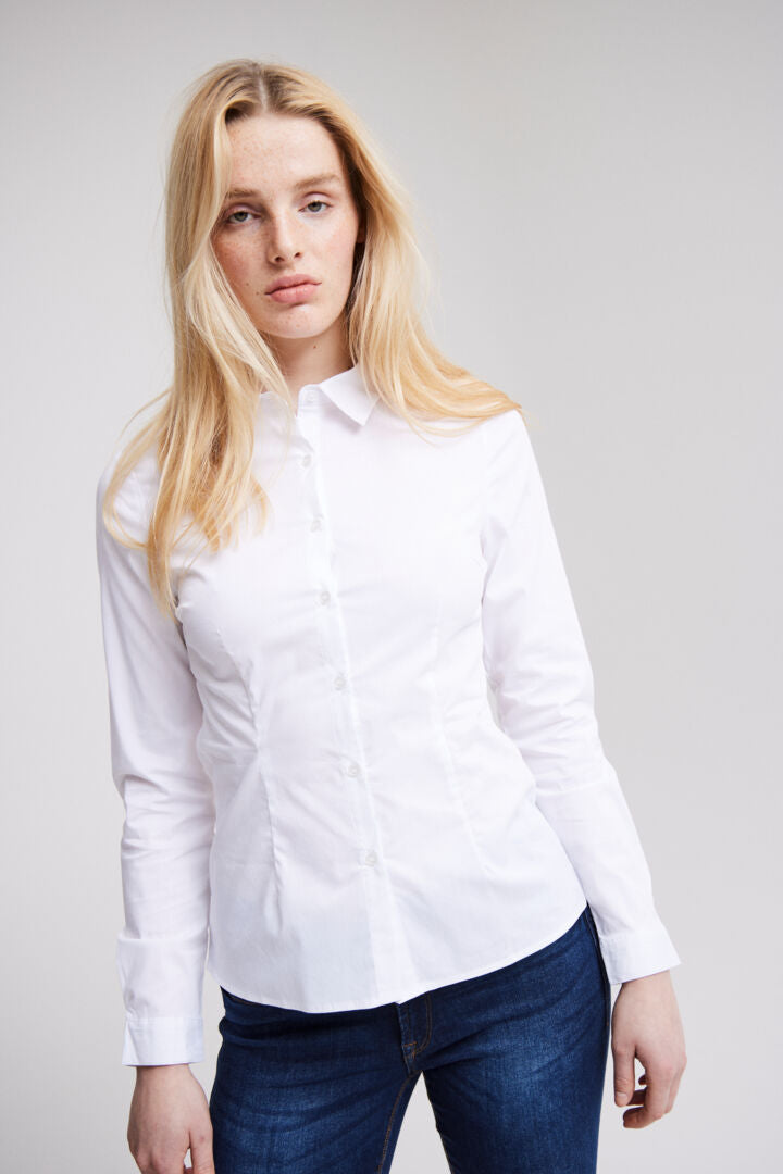 ICHI IHDIMA Shirt - White