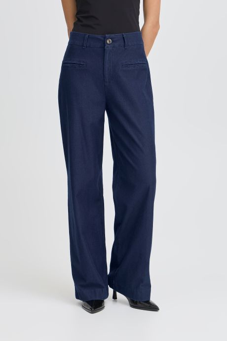 ICHI IHKATE DENIM TROUSERS