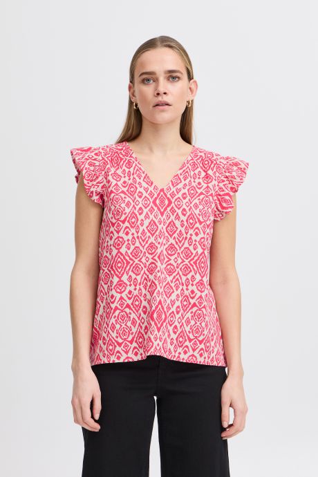ICHI IHLINNO TO Top with Cap Sleeve