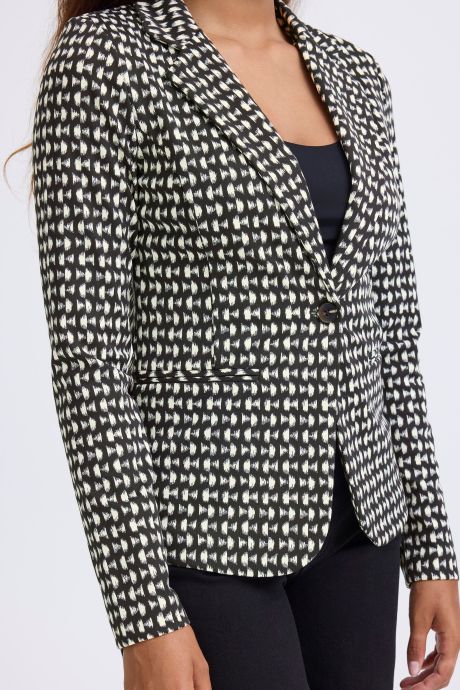 ICHI IHKATE PRINT BLAZER