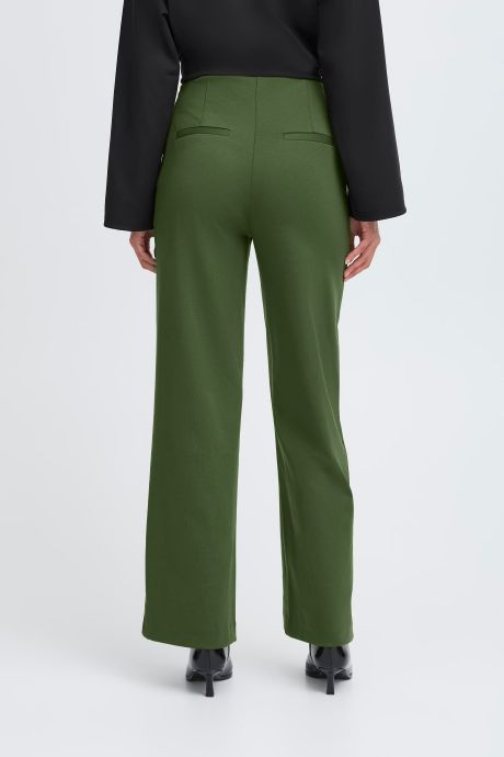 ICHI IHKATE WIDE LEG TROUSERS