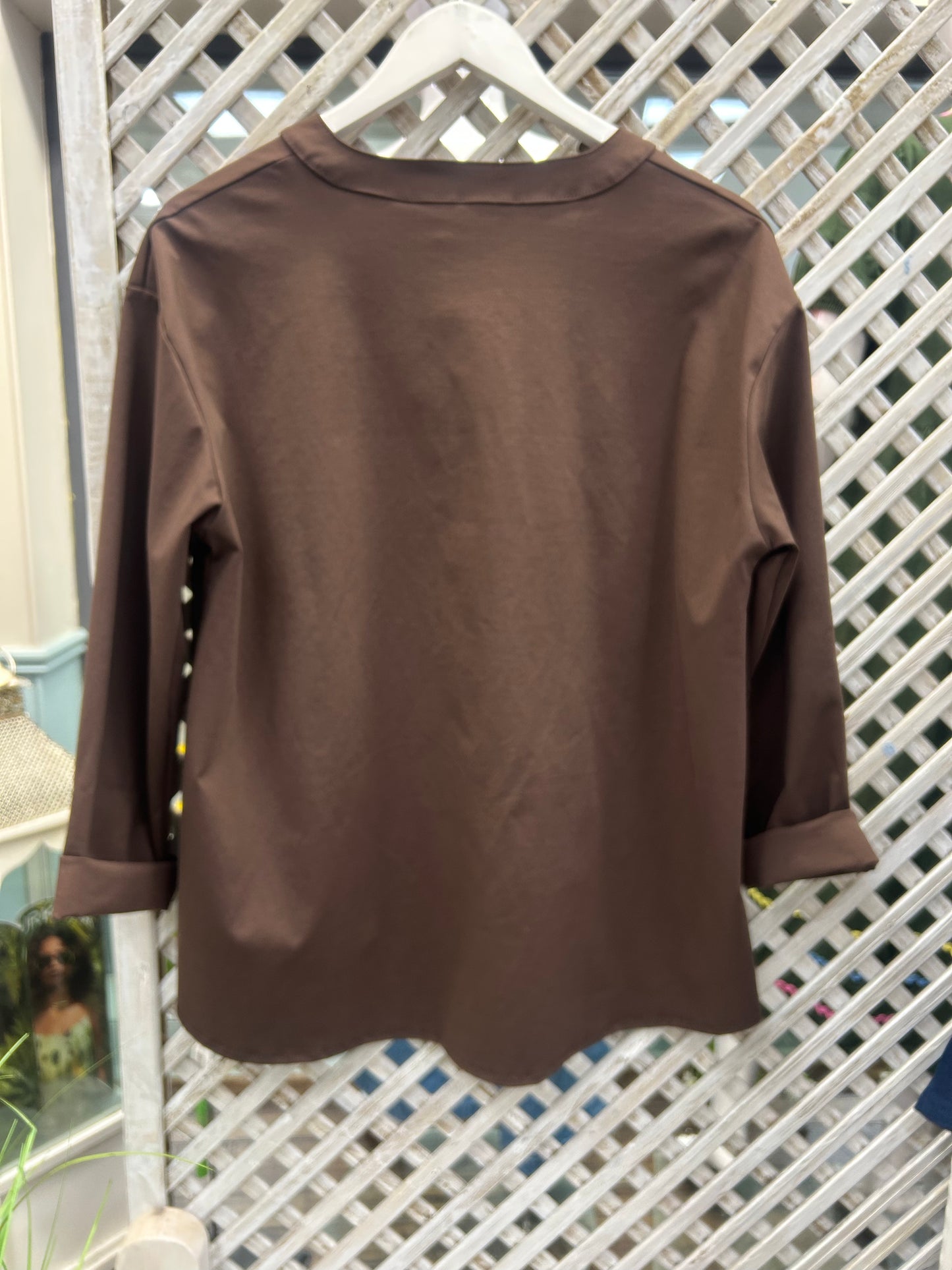 Kyla Tunic Top - Brown