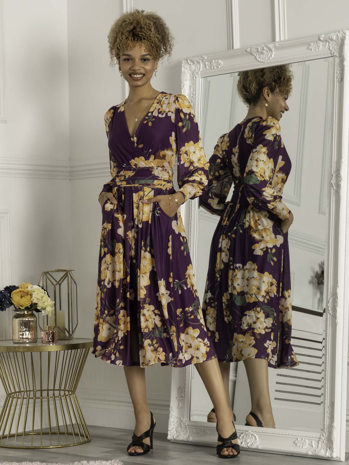 Jolie Moi Maaike Mesh Dress