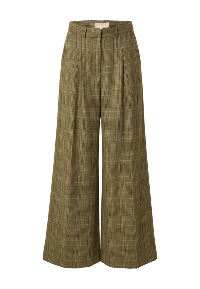 Peppercorn PCShanessa Trousers - Green Mix.