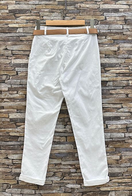 Chino Style Trousers with Belt