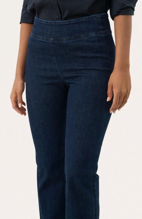 Part Two NikelaPW Trousers - Dark Denim Colour