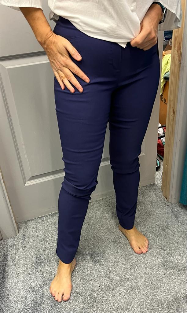 Robell Rose faux front pockets - Indigo