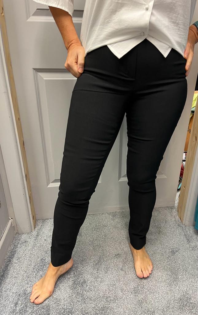Robell Rose faux front pockets - Black