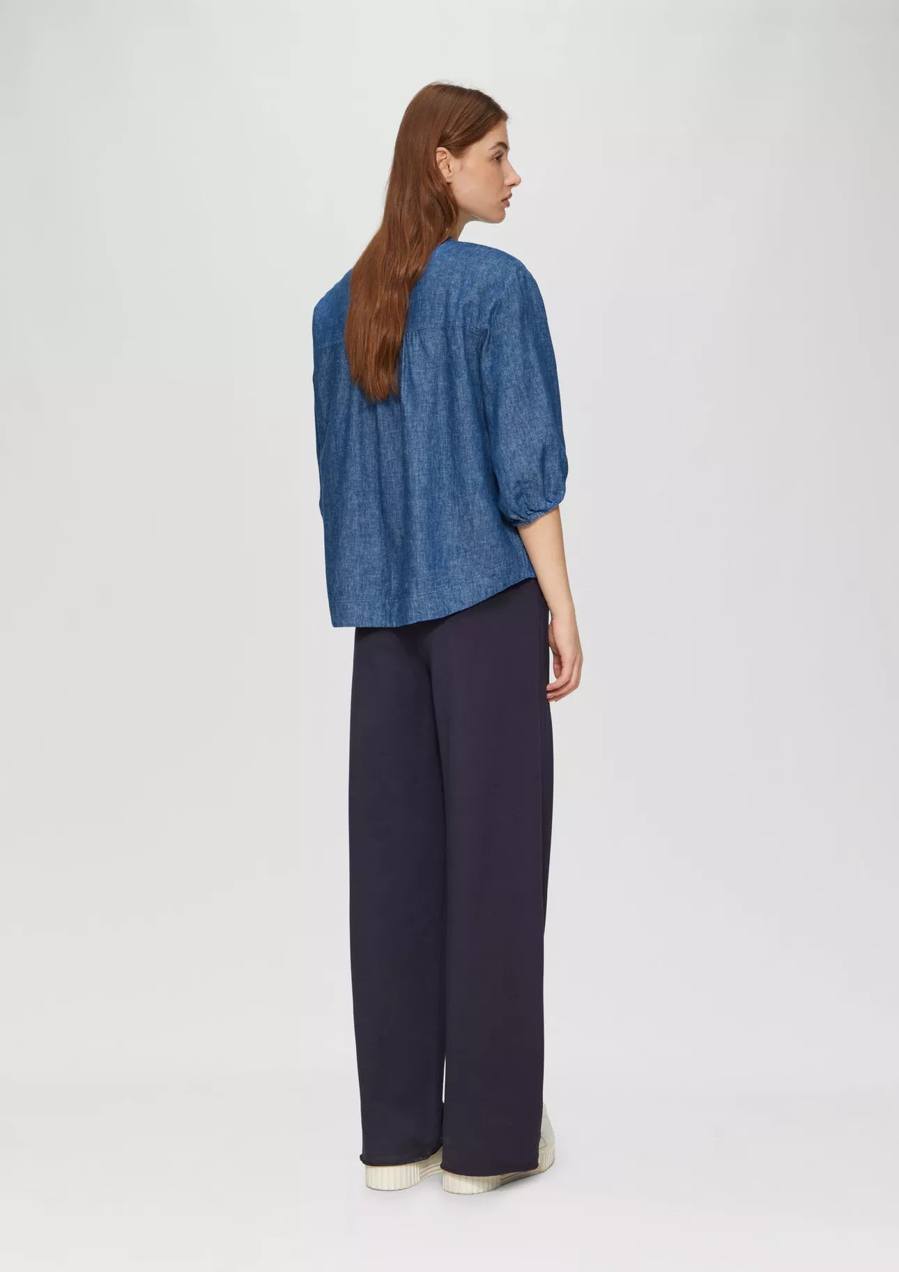 S Oliver Linen Mix Oversized Blouse
