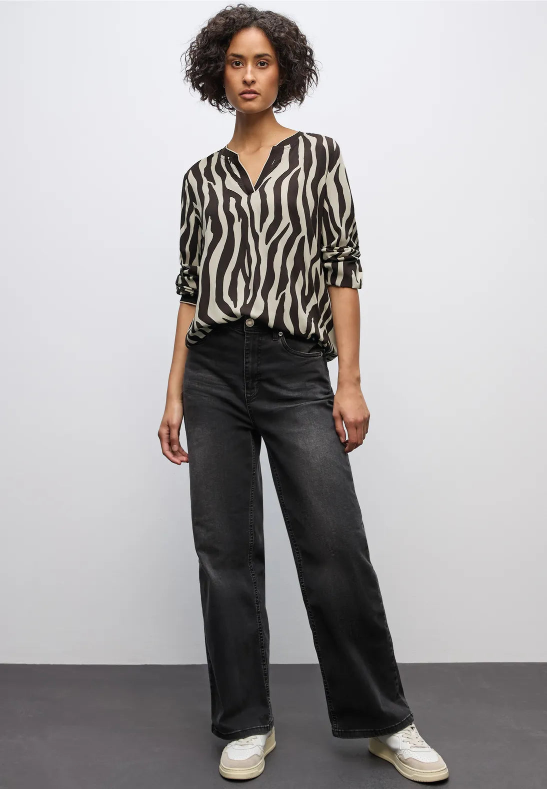 Street One Tunic Blouse with Elastic Tape