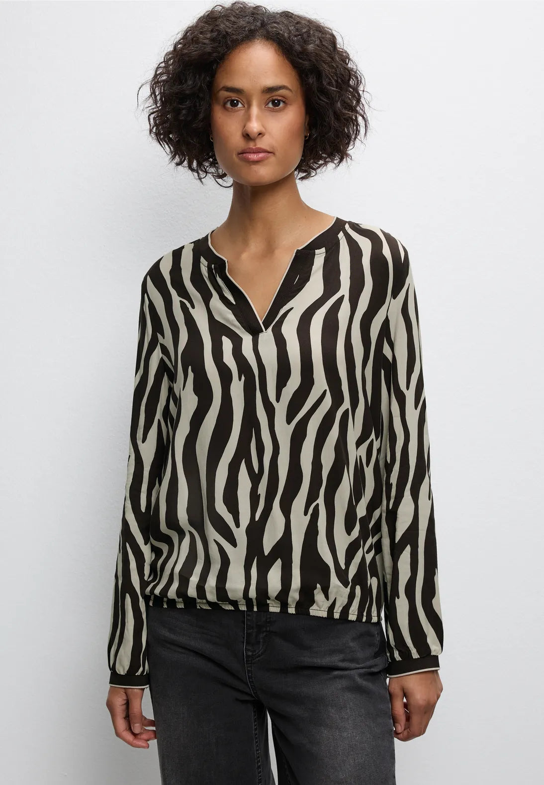 Street One Tunic Blouse with Elastic Tape