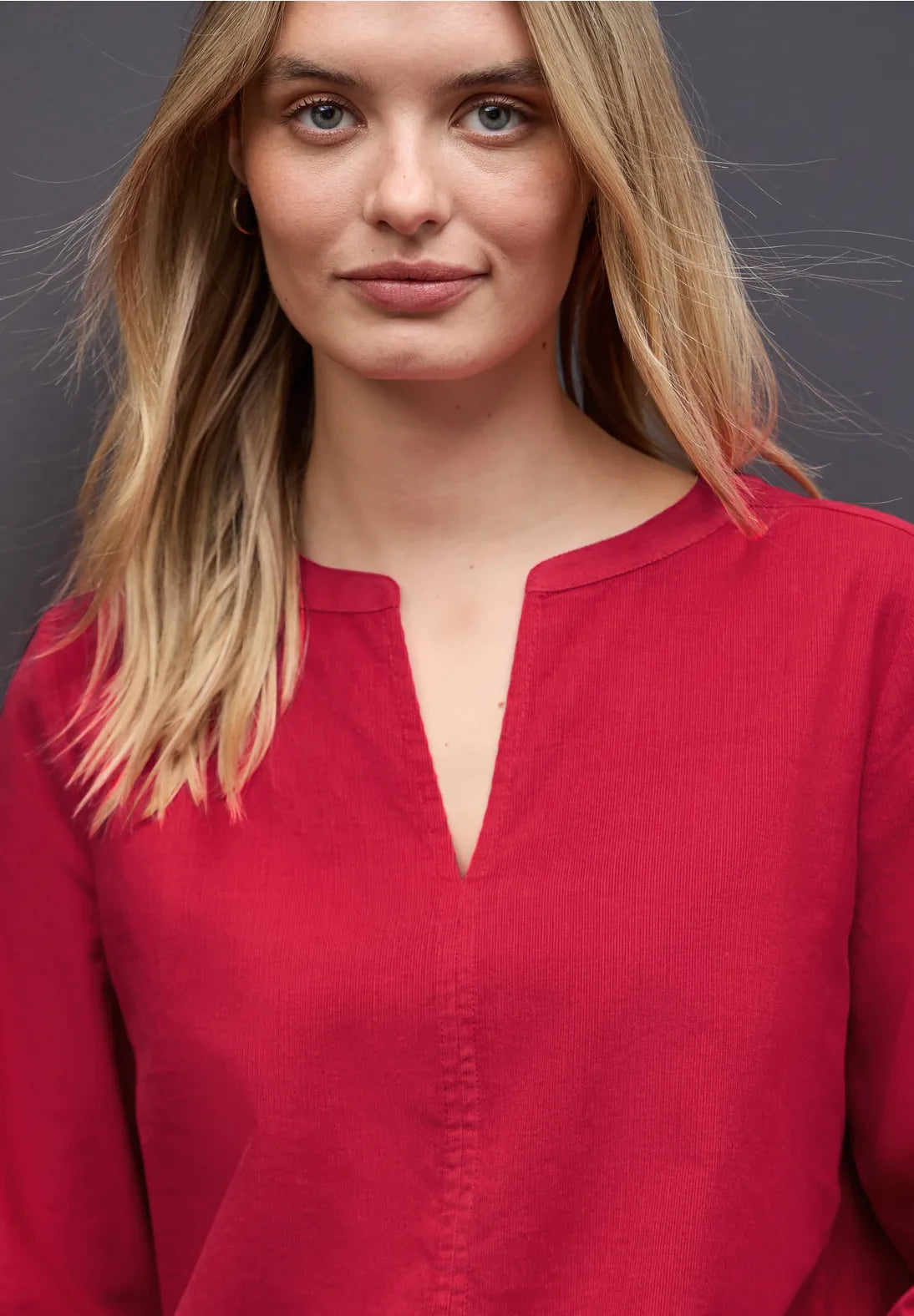 Street One Corduroy Tunic Blouse UNI