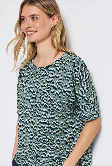 Street One Soft Printed Batwing Shirt
