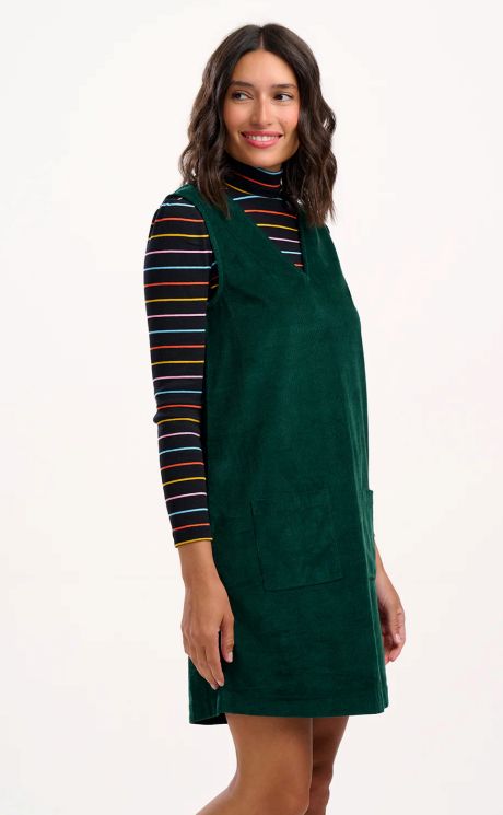 Sugarhill Kacy Tunic Dress Green Cord