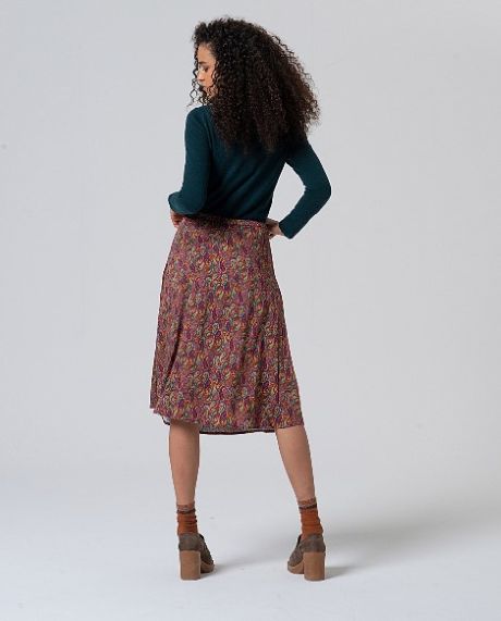 Surkana A Line Midi Skirt