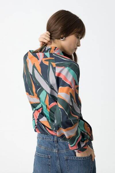 Tiffosi Leesa Bomber Jacket Navy Mix