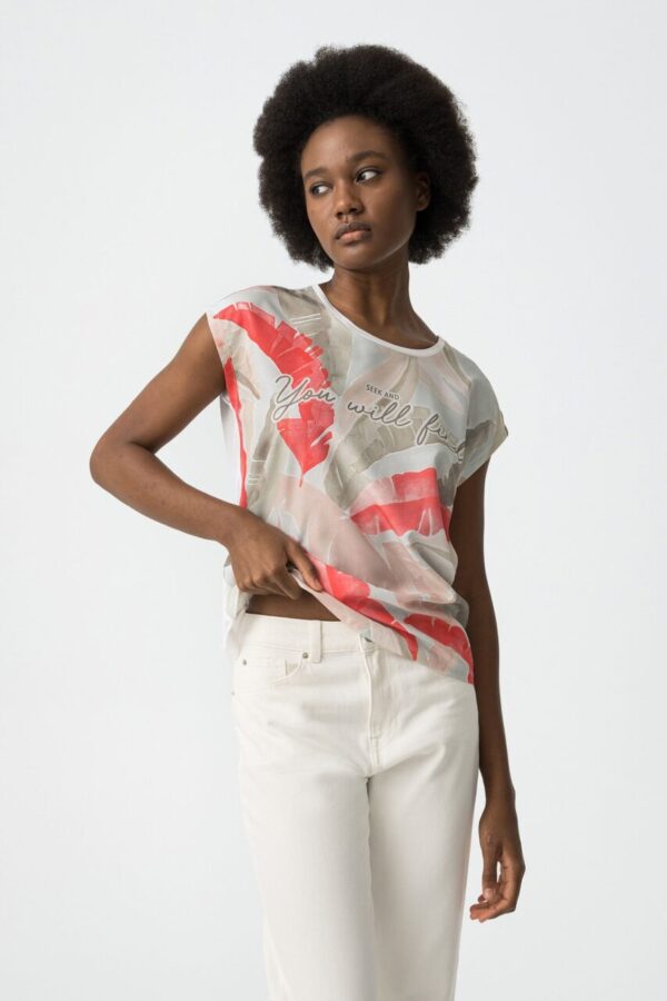 Tiffosi Mae T/Shirt Cream Mix
