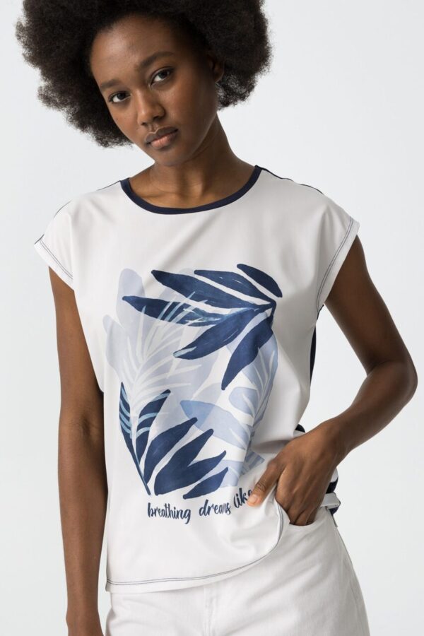 Tiffosi Mae T/Shirt Navy Mix
