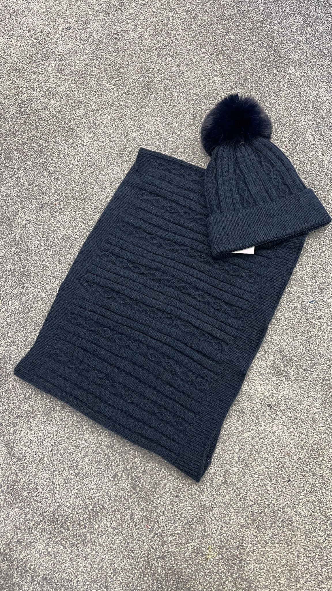 Tiffosi Knitted Snood Clara-Dark Navy