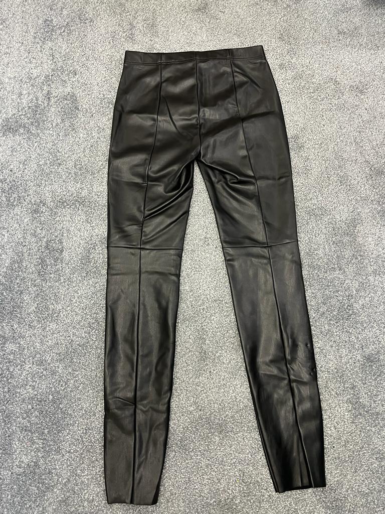 Robell Enie faux leather jeggings - Black