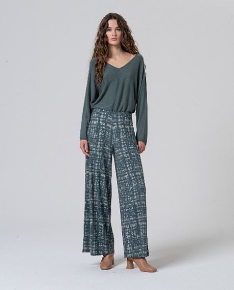 Surkana Wide Pants Steel Blue