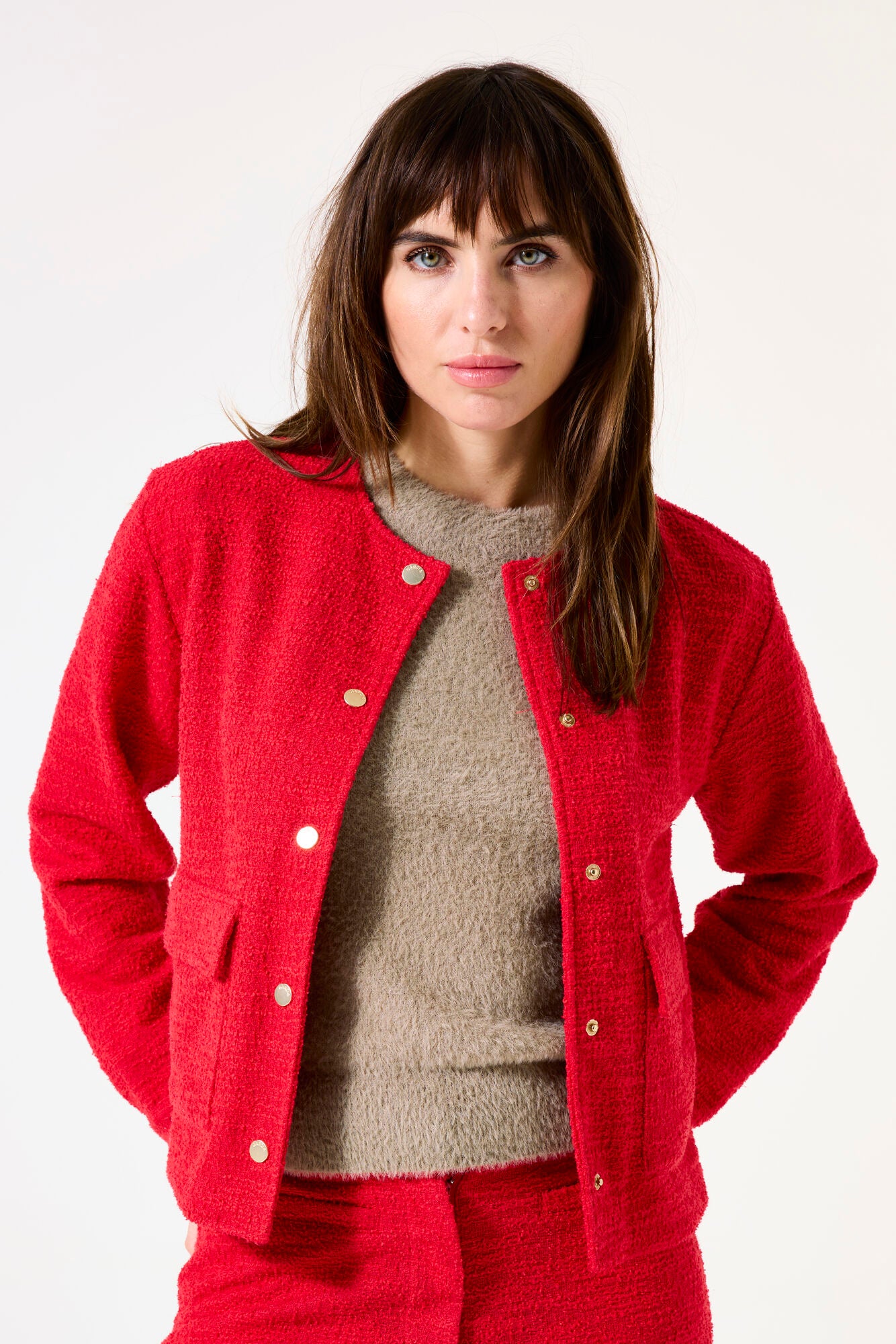 Garcia Ladies Jacket True Red