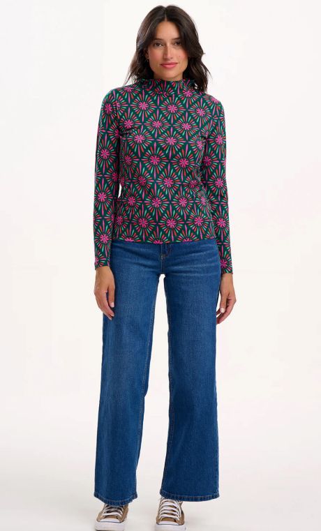 Sugarhill Annika Turtleneck Jersey Top
