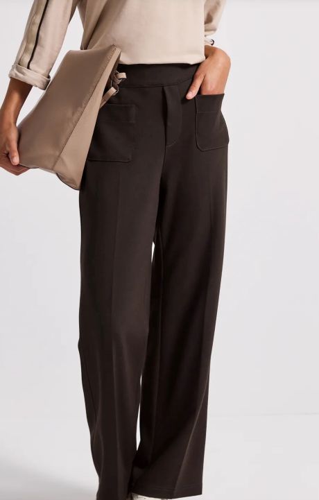 Street One Front Pocket Straight Leg High Waist Trousers 30" Leg