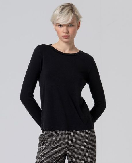 Surkana Round Neck T Shirt Black