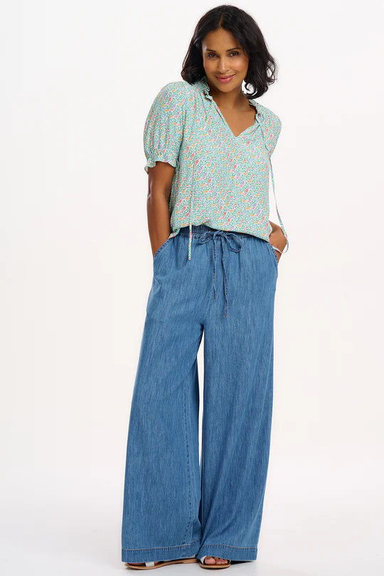 Sugarhill Virginia Shirred Top