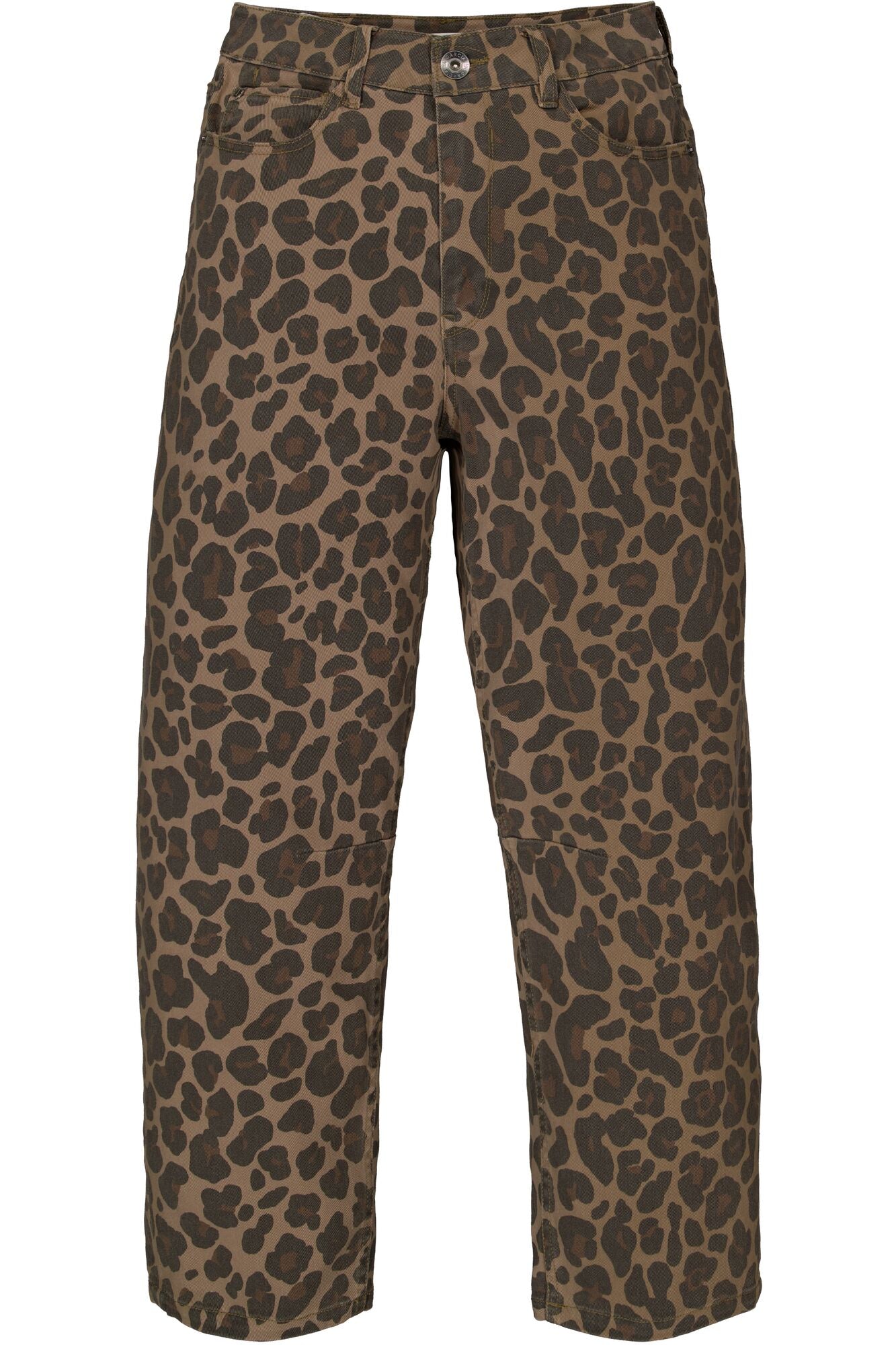 Garcia Barrel Trousers - Leopard