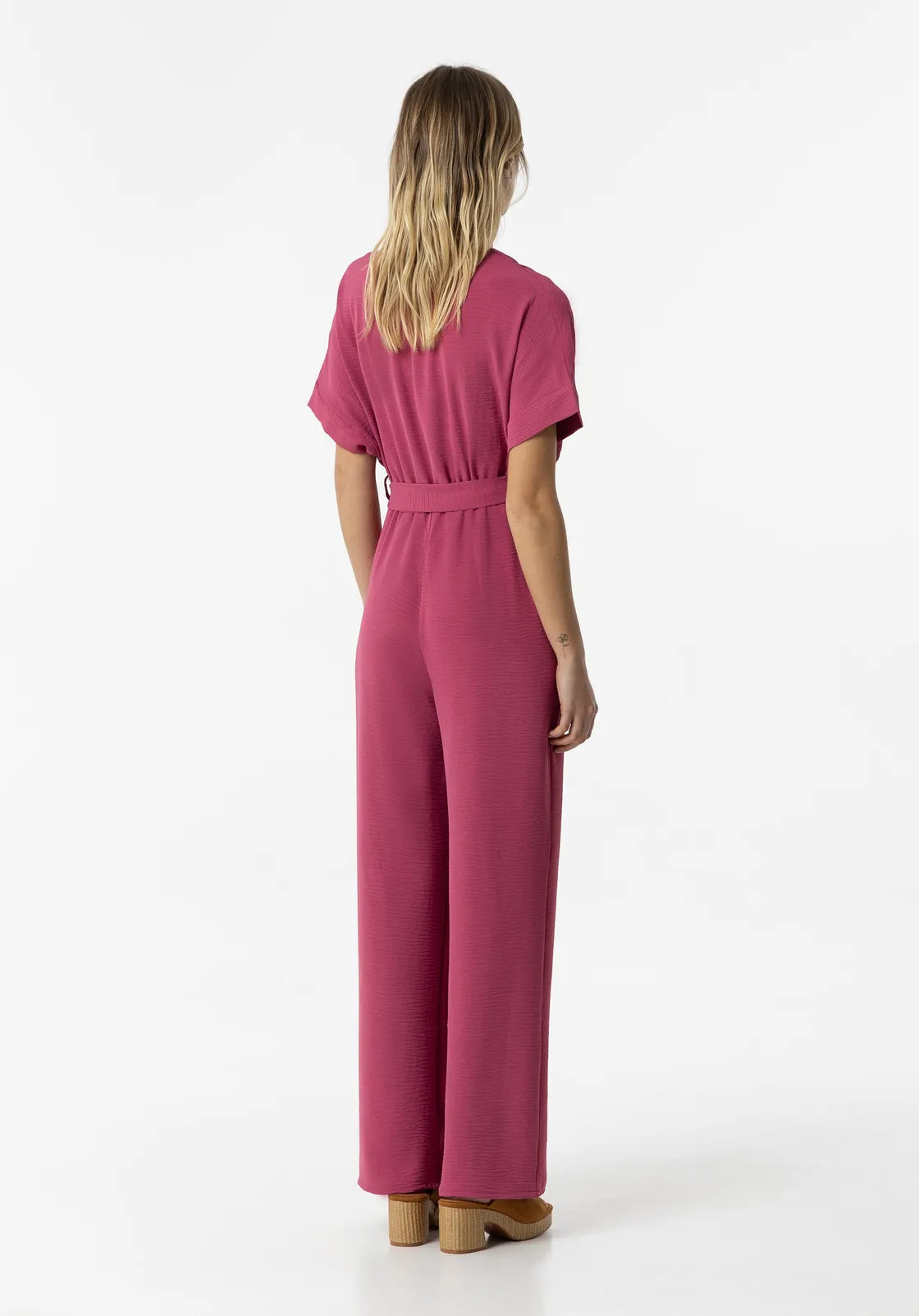 Tiffosi Jumpsuit Favorite-Fuchsia Red