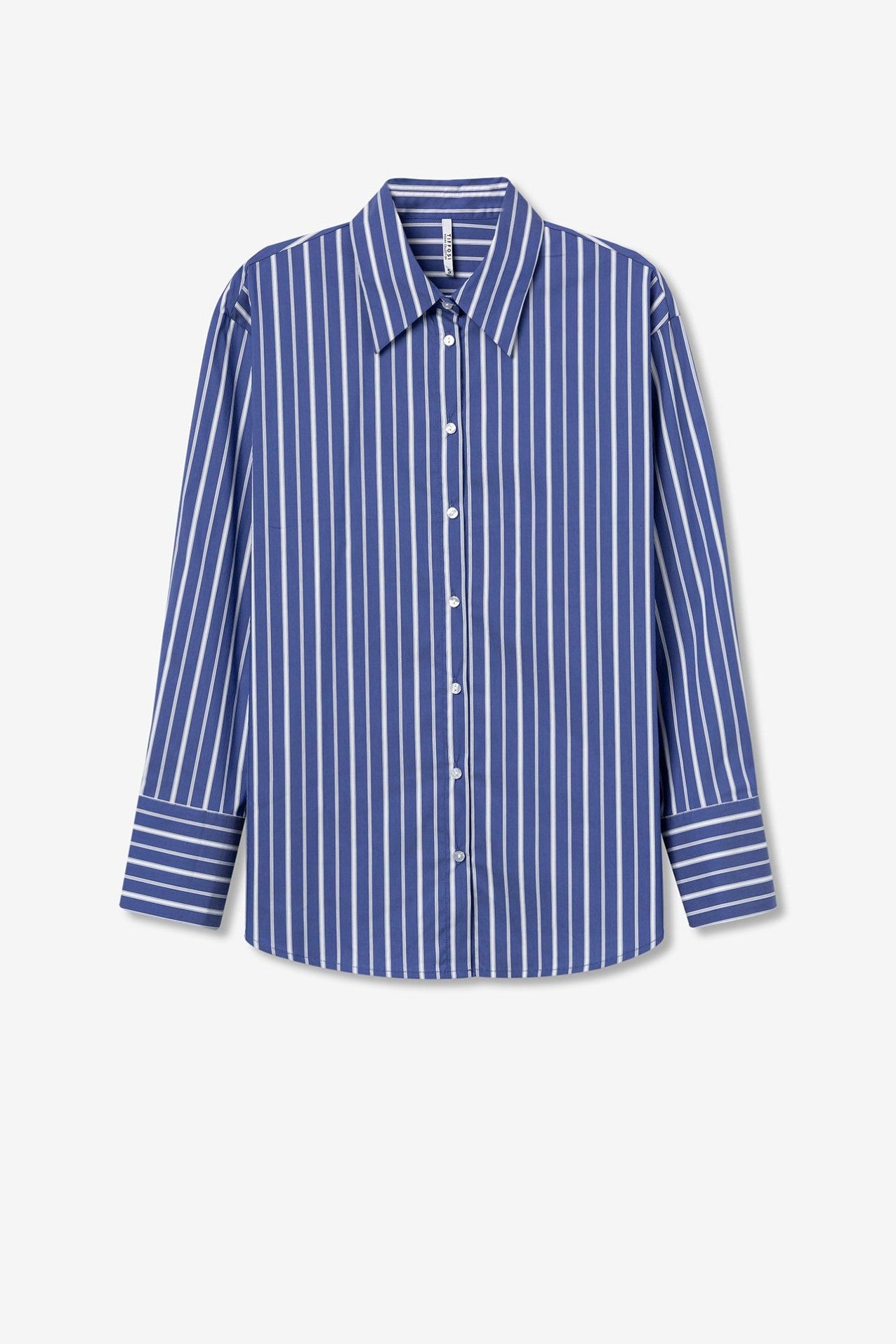 Tiffosi Castro Stripe Dark Blue Shirt.